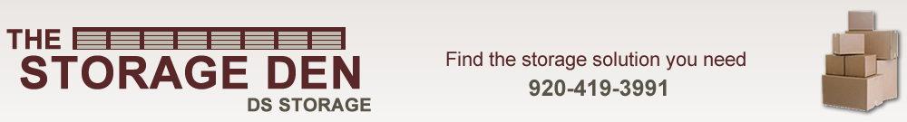 The Storage Den | DS Storage | Storage Facility | Self-Storage | Storage Solutions | Appleton WI